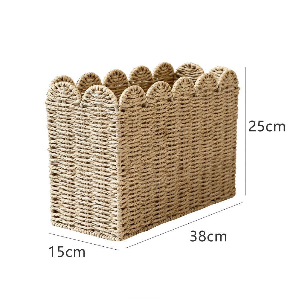 Decorative Storage Basket made of High-Quality Natural Material | High & Bury