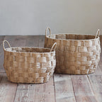 Decorative Storage Basket made of Natural Material | High & Bury
