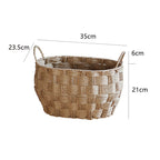Decorative Storage Basket made of Natural Material | High & Bury