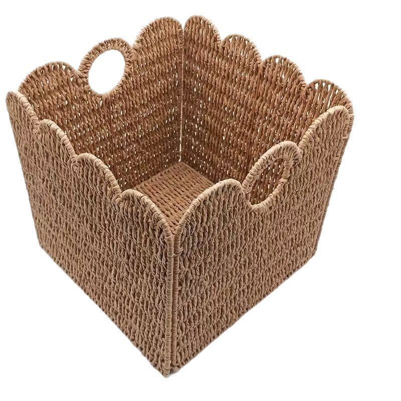 Decorative Storage Basket made of Natural Material Model Iera | High & Bury