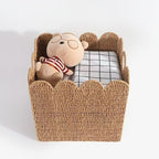 Decorative Storage Basket made of Natural Material Model Iera | High & Bury