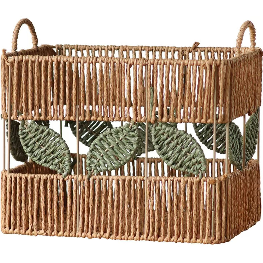 Decorative Storage Basket made of Natural Material Soft Textile | High & Bury