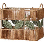 Decorative Storage Basket made of Natural Material Soft Textile | High & Bury