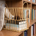 Decorative Storage Basket made of Woven Natural Material | High & Bury
