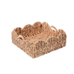 Decorative Storage Basket made of Woven Natural Material Small Green Beige | High & Bury