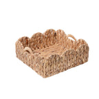 Decorative Storage Basket made of Woven Natural Material Small Green Beige | High & Bury