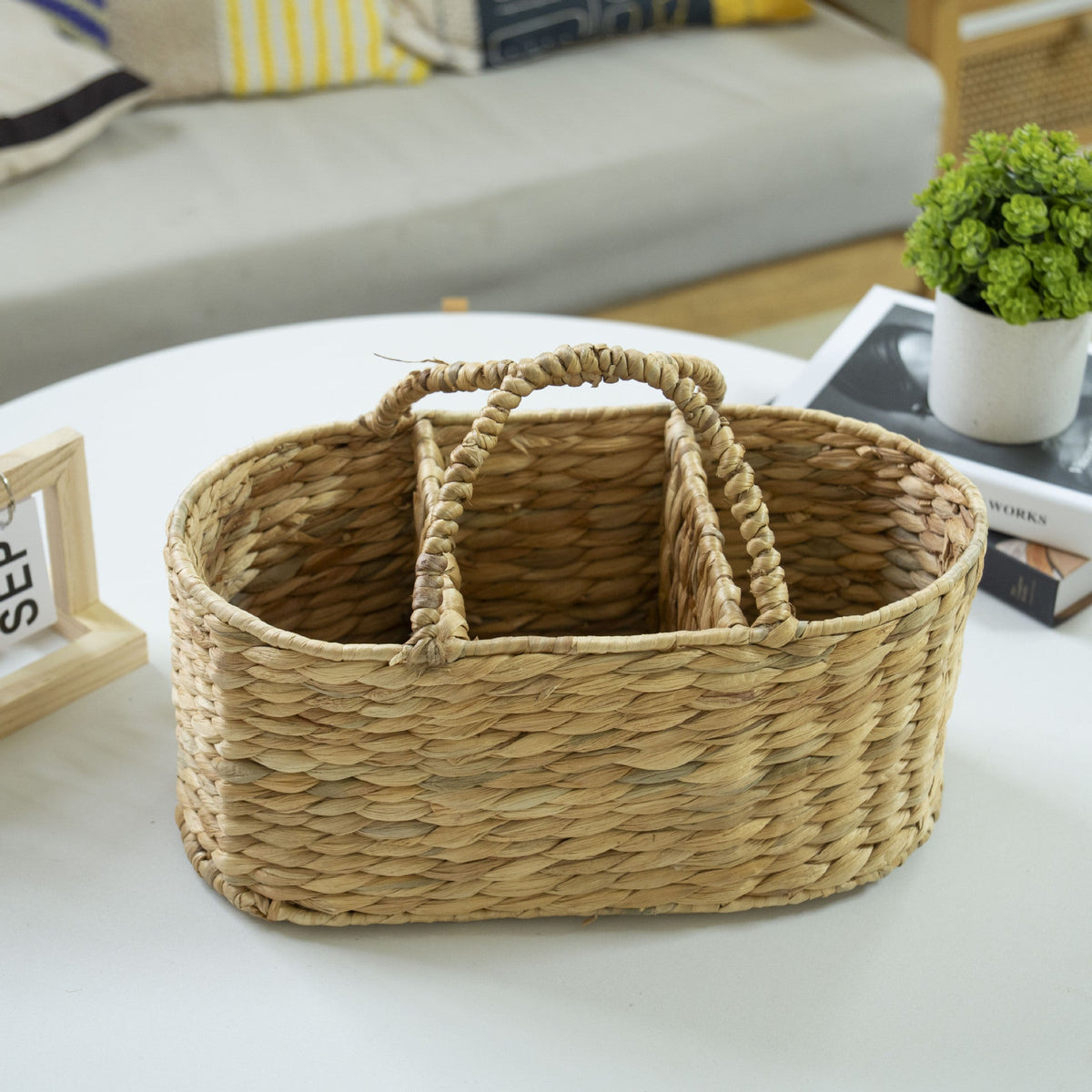 Decorative Storage Basket Rustic Design | High & Bury