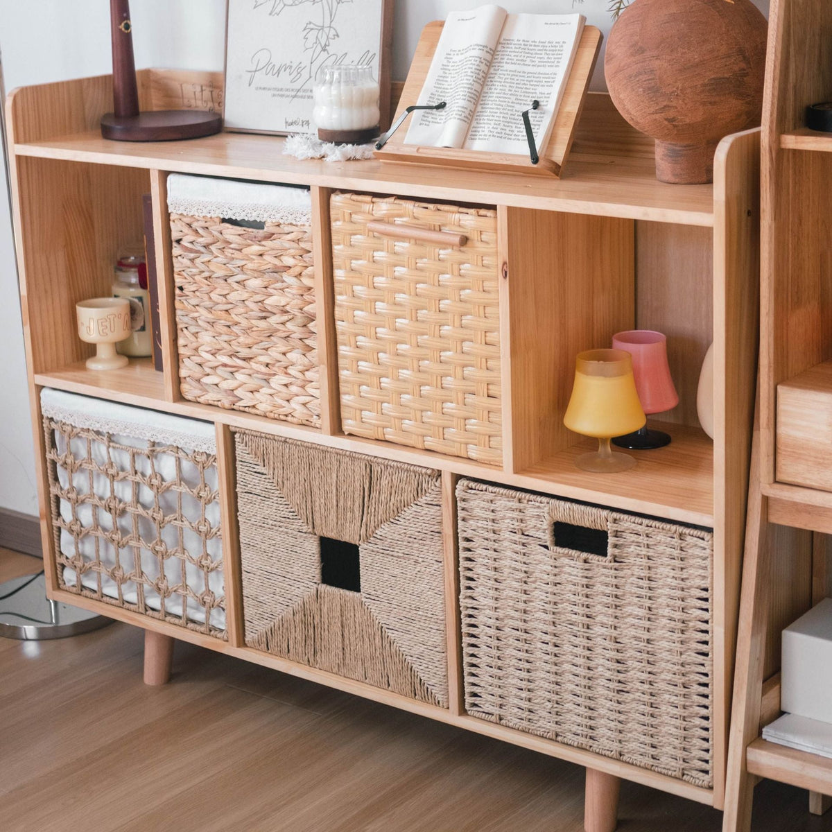 Decorative Storage Basket Rustic Design | High & Bury