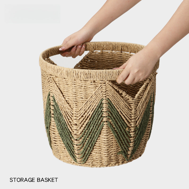 Decorative Storage Basket Small Brown Nature | High & Bury