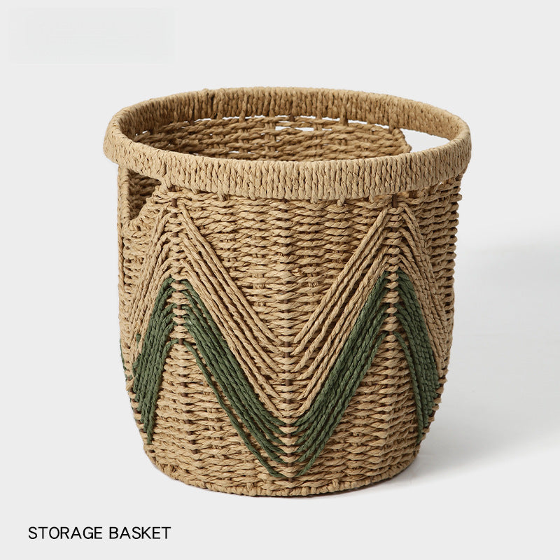 Decorative Storage Basket Small Brown Nature | High & Bury