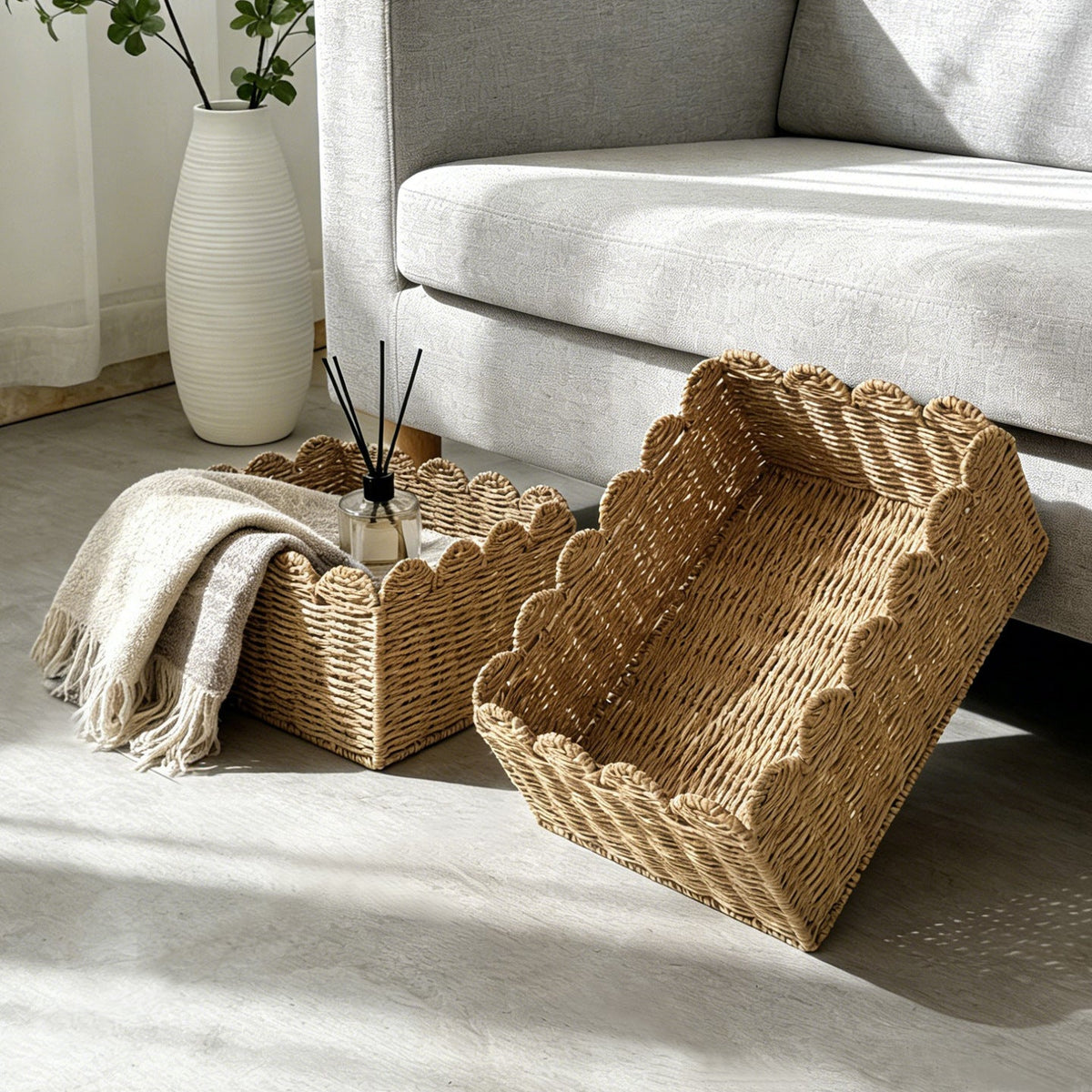 Decorative Storage Basket Small Medium Large | High & Bury