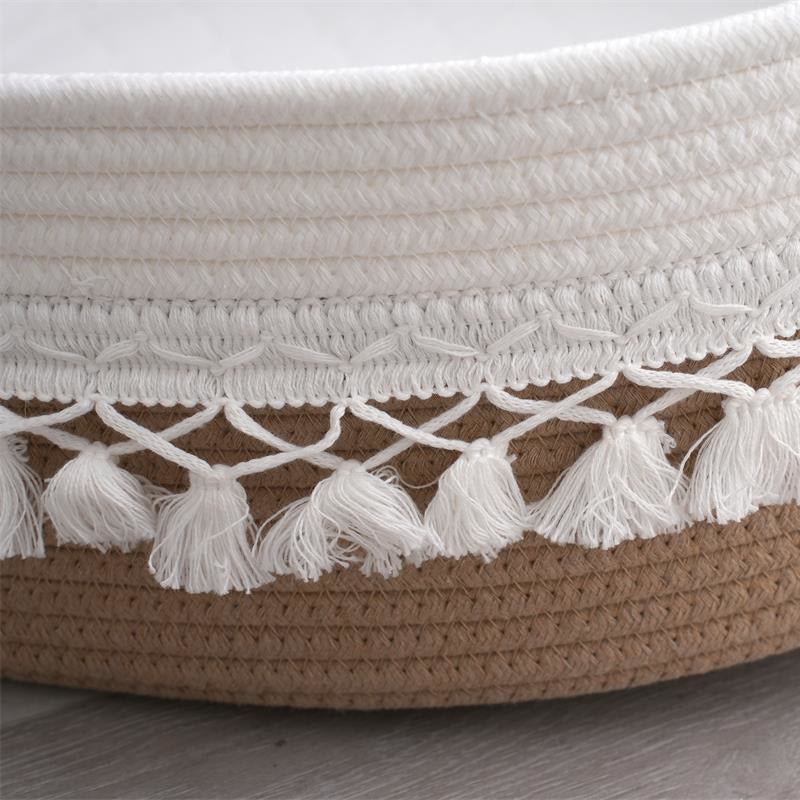 Decorative Storage Basket Soft Textile | High & Bury