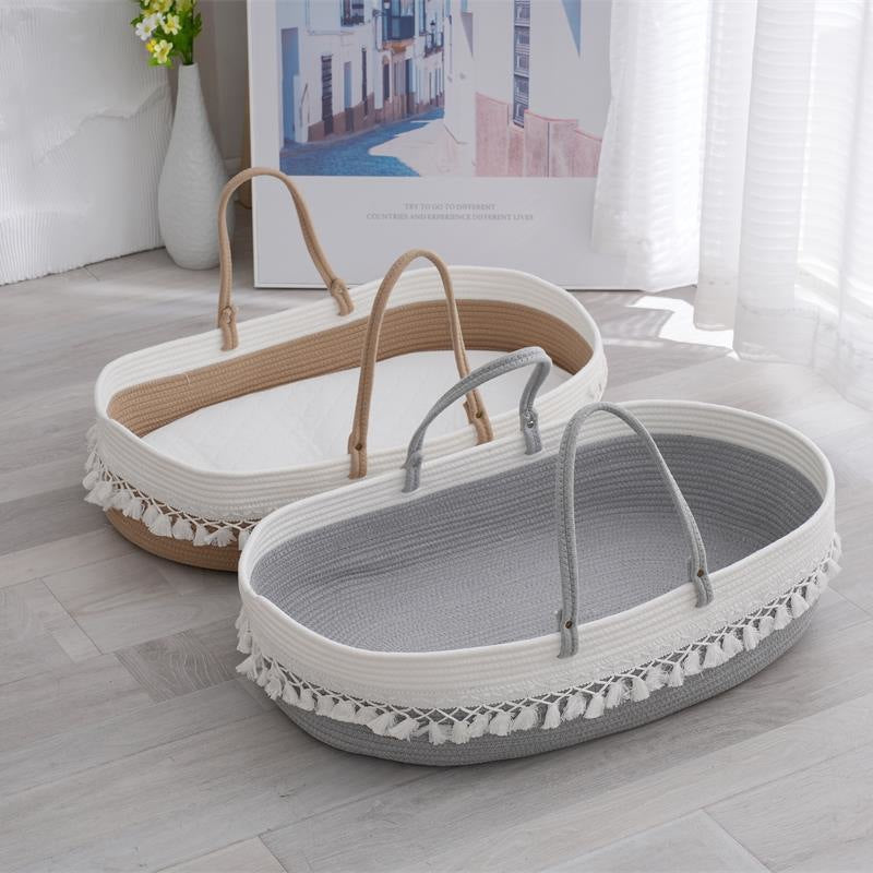 Decorative Storage Basket Soft Textile | High & Bury