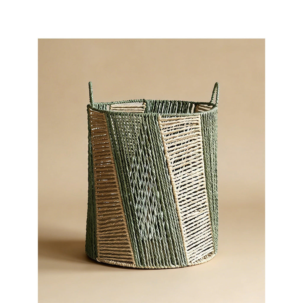 Decorative Storage Basket Two Small Large | High & Bury