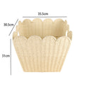 Decorative Storage Basket White | High & Bury