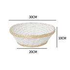 Decorative Storage Basket with Braided Frame | High & Bury