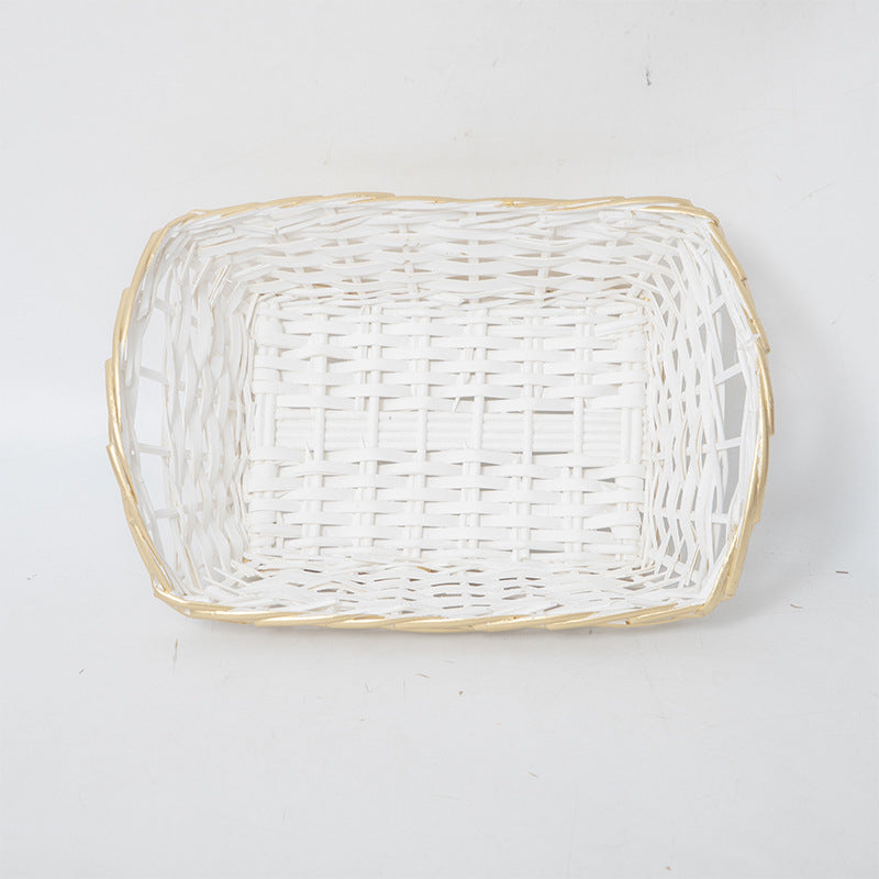 Decorative Storage Basket with Braided Frame | High & Bury