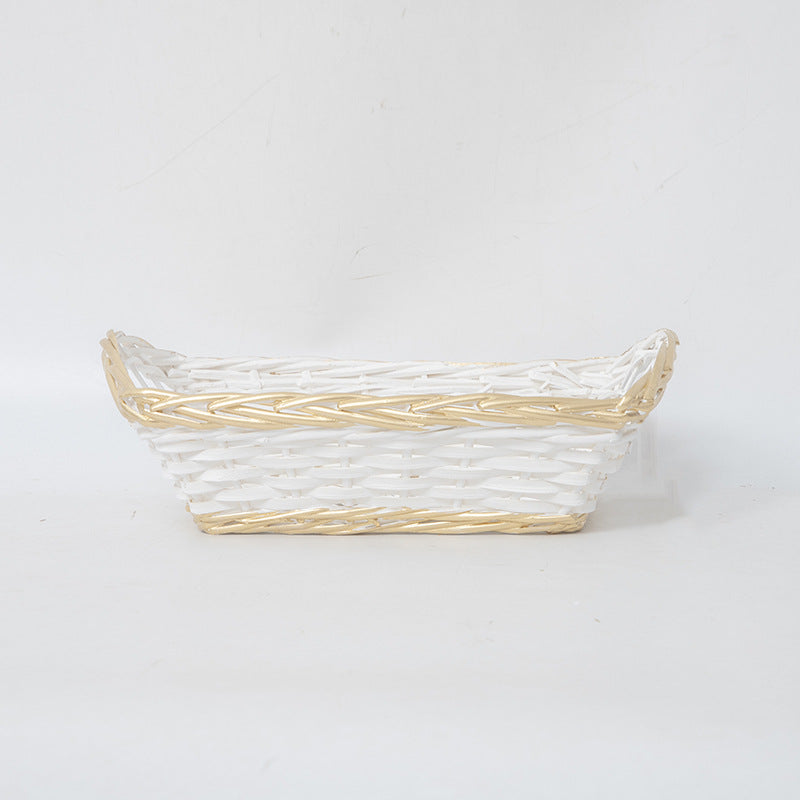 Decorative Storage Basket with Braided Frame | High & Bury