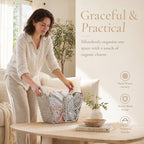 Decorative Storage Basket with Butterfly Design | High & Bury