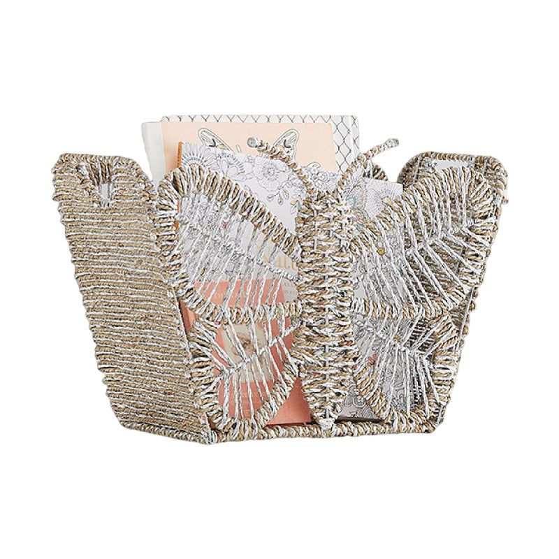Decorative Storage Basket with Butterfly Design | High & Bury