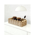 Decorative Storage Basket with Ergonomic Handles | High & Bury