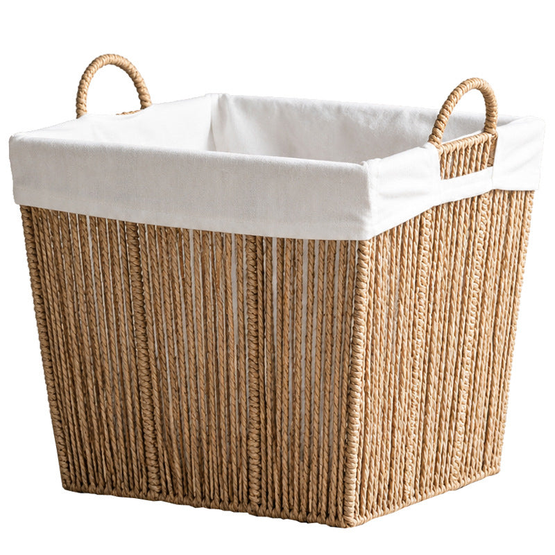 Decorative Storage Basket with Fabric Insert | High & Bury