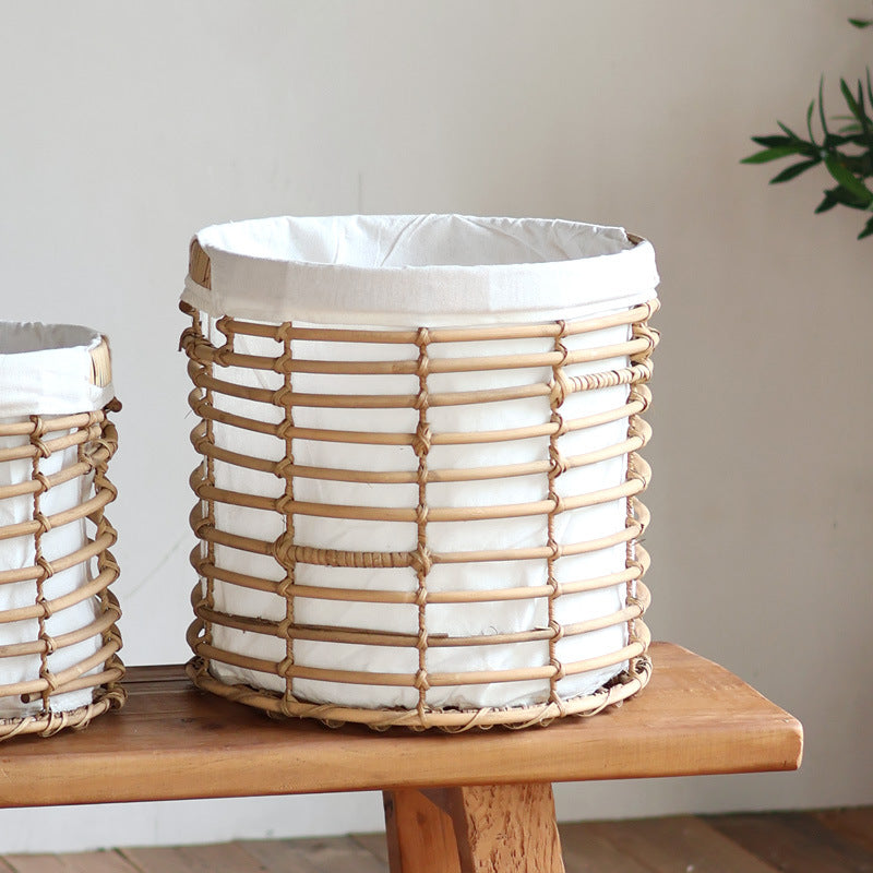 Decorative Storage Basket with Fabric Lining | High & Bury