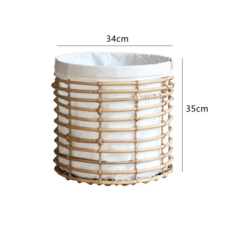 Decorative Storage Basket with Fabric Lining | High & Bury