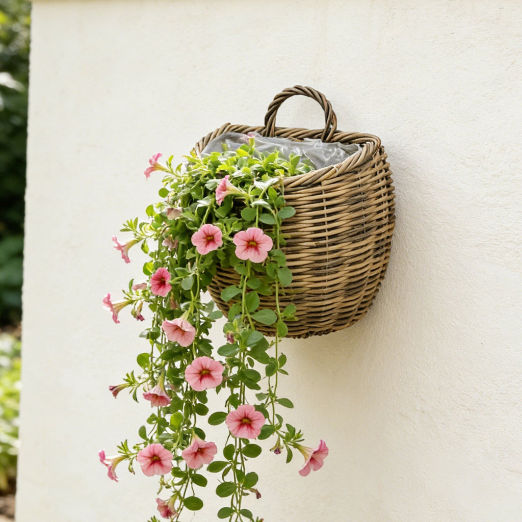 Decorative Storage Basket with Handle | High & Bury