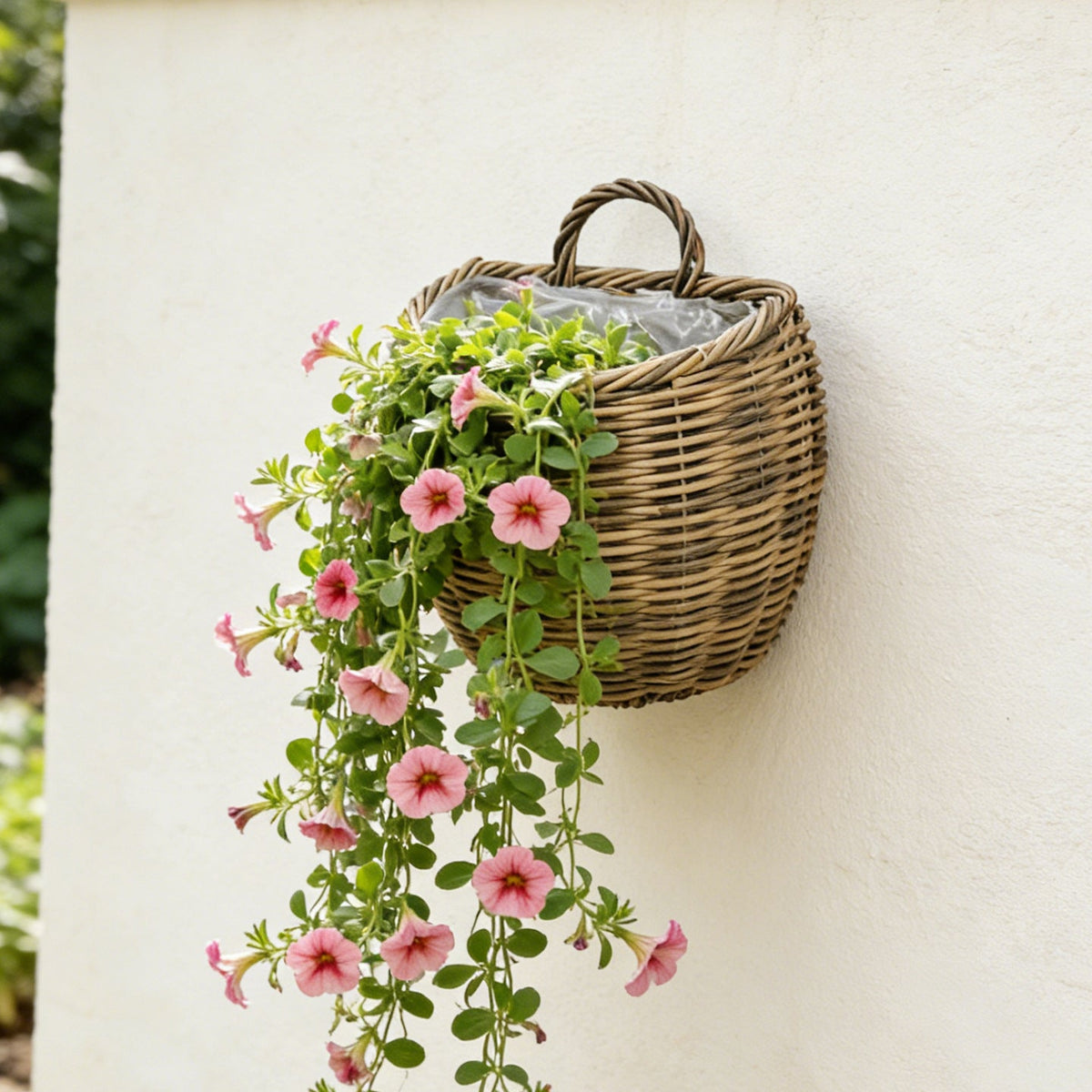Decorative Storage Basket with Handle | High & Bury