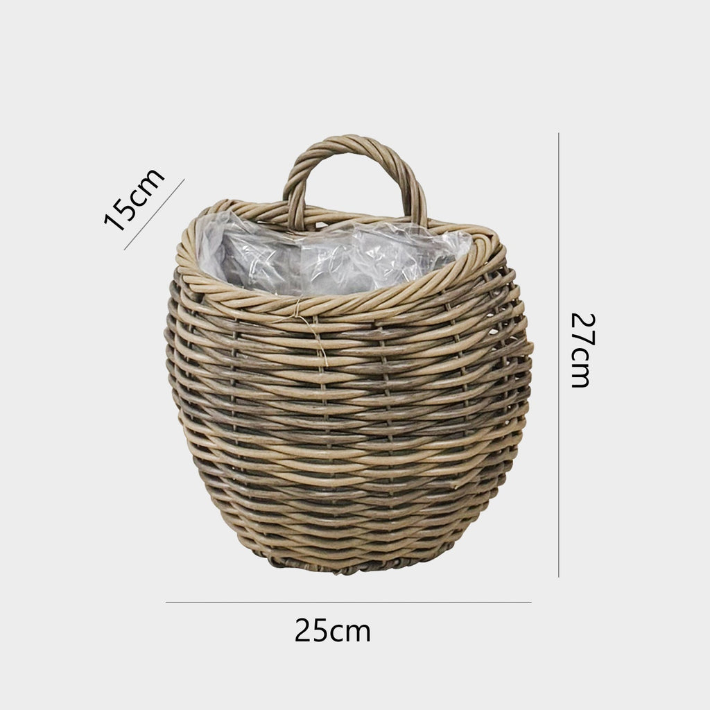 Decorative Storage Basket with Handle | High & Bury