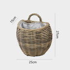 Decorative Storage Basket with Handle | High & Bury