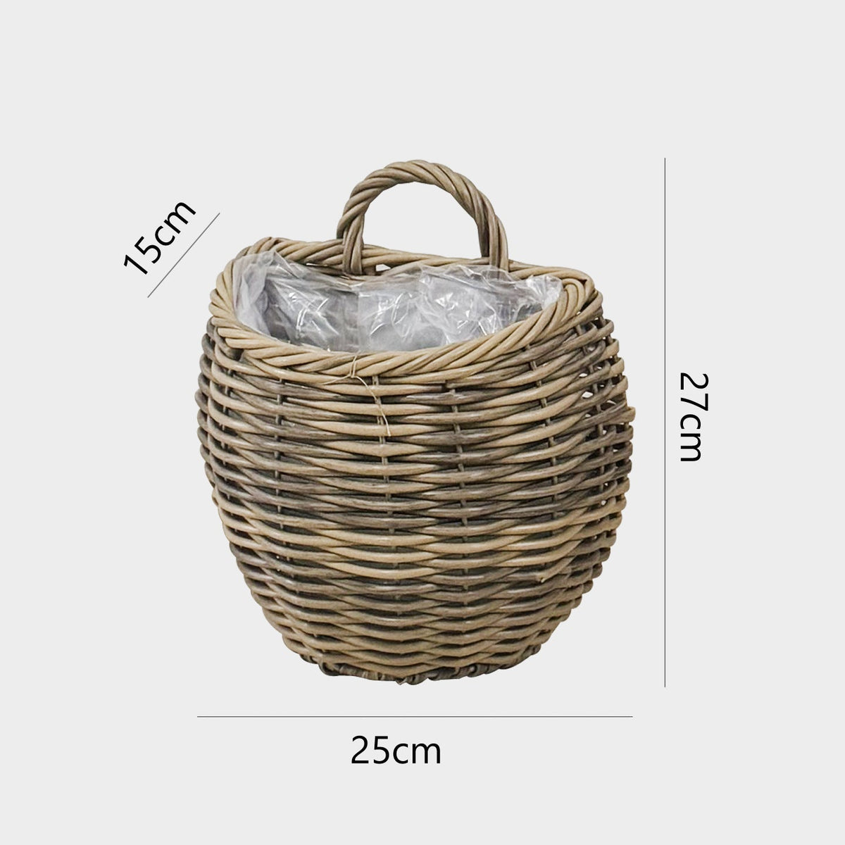 Decorative Storage Basket with Handle | High & Bury