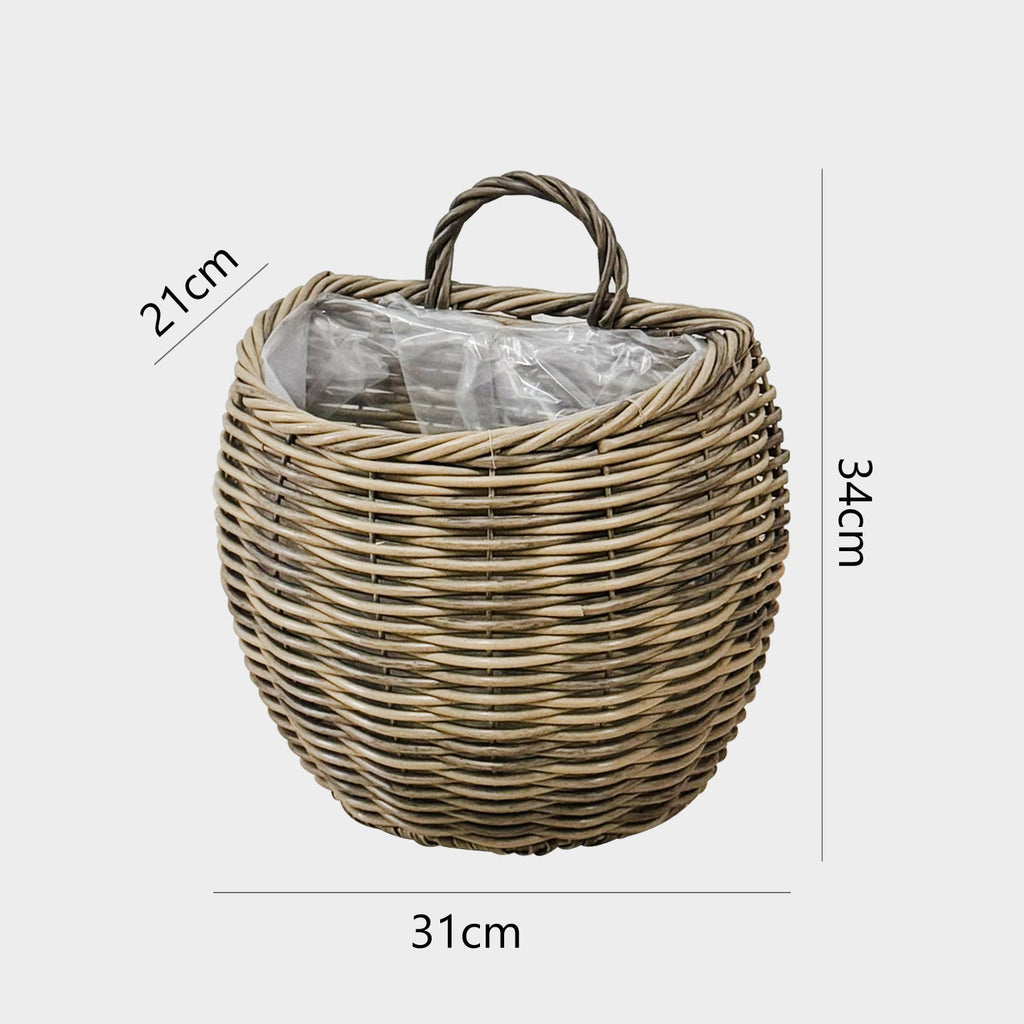 Decorative Storage Basket with Handle | High & Bury