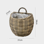 Decorative Storage Basket with Handle | High & Bury