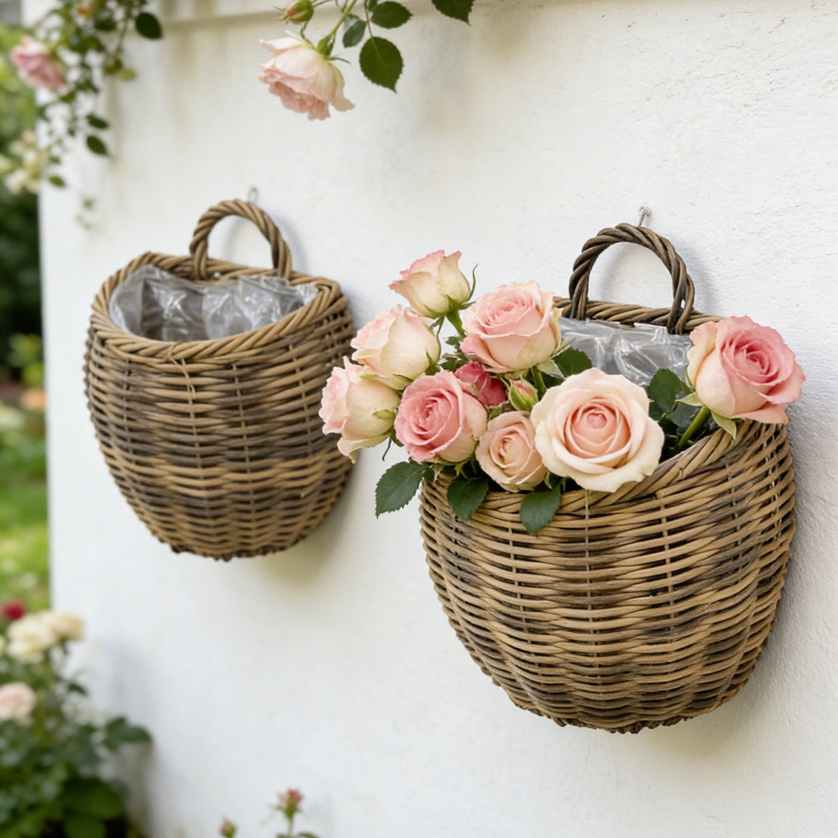 Decorative Storage Basket with Handle | High & Bury