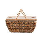 Decorative Storage Basket with Transparent Lid | High & Bury