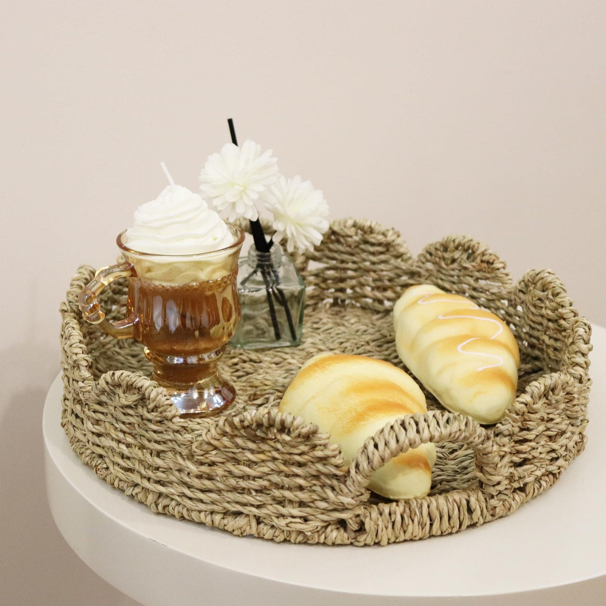 Decorative Storage Basket with Two Handles | High & Bury