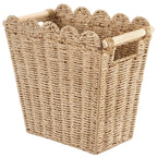 Decorative Storage Basket with Wave Edge | High & Bury