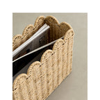 Decorative Storage Basket with Waved Edge | High & Bury