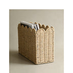 Decorative Storage Basket with Waved Edge | High & Bury