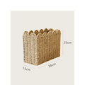 Decorative Storage Basket with Waved Edge | High & Bury