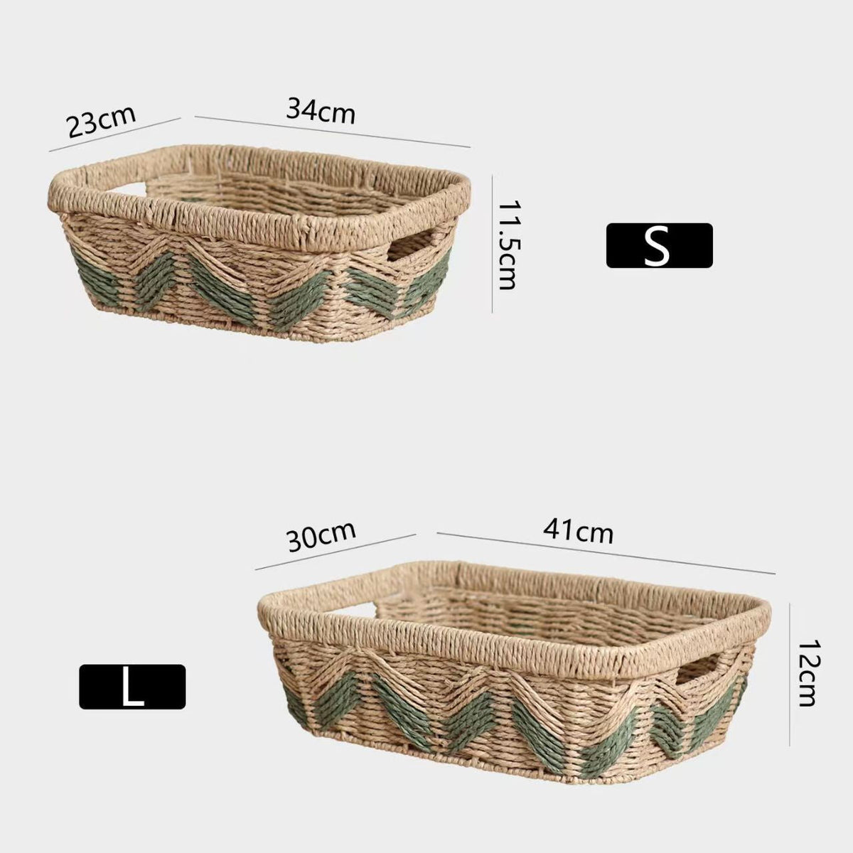 Decorative Storage Basket with Woven Design | High & Bury