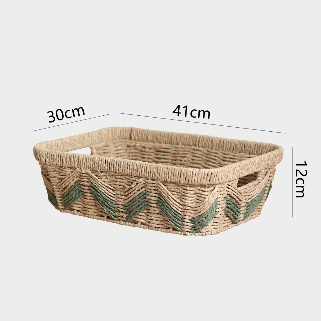 Decorative Storage Basket with Woven Design | High & Bury