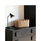 Decorative Storage Basket Woven Natural Fiber Soft Textile | High & Bury