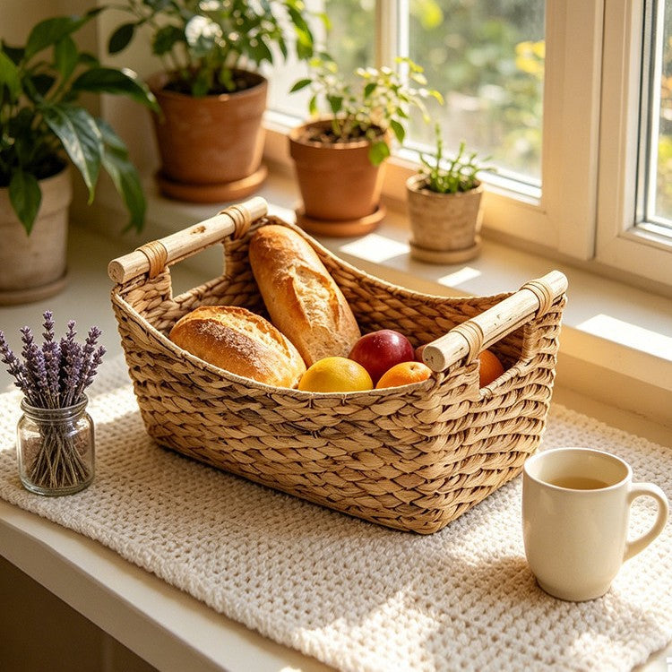 Decorative Storage Bowl Soft Textile Handwoven | High & Bury