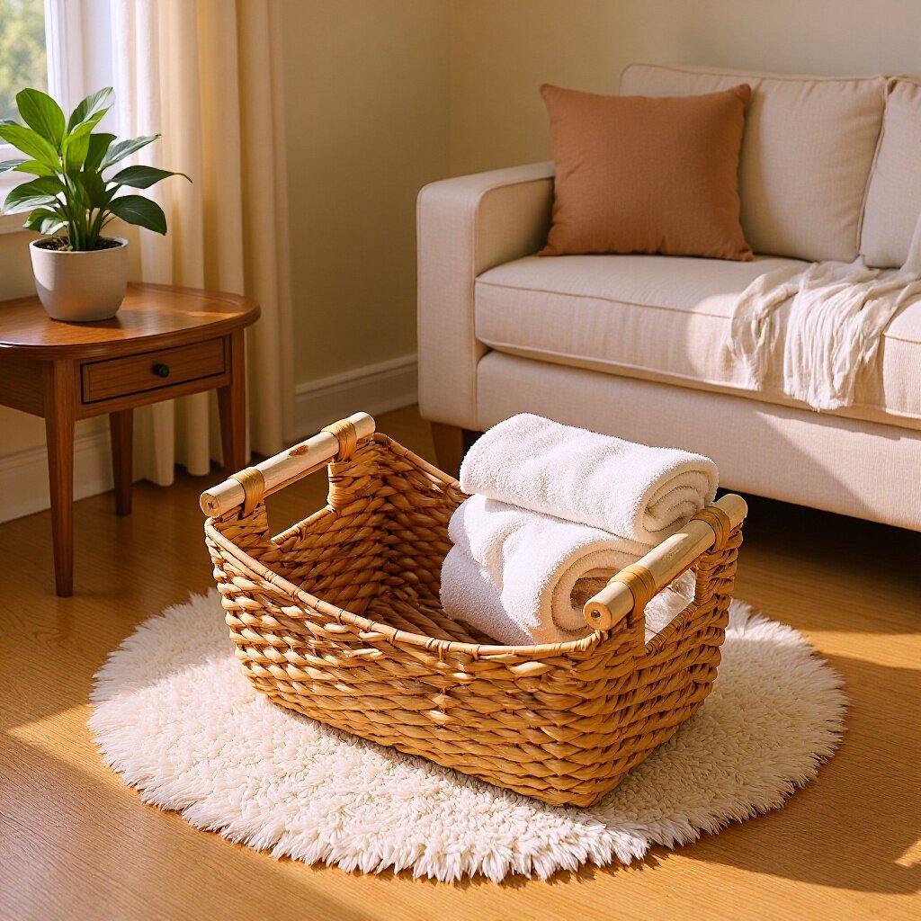 Decorative Storage Bowl Soft Textile Handwoven | High & Bury