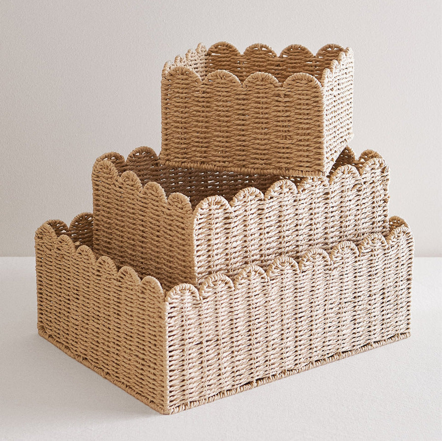 Decorative Storage Brown Beige | High & Bury