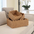 Decorative Storage Brown Beige | High & Bury