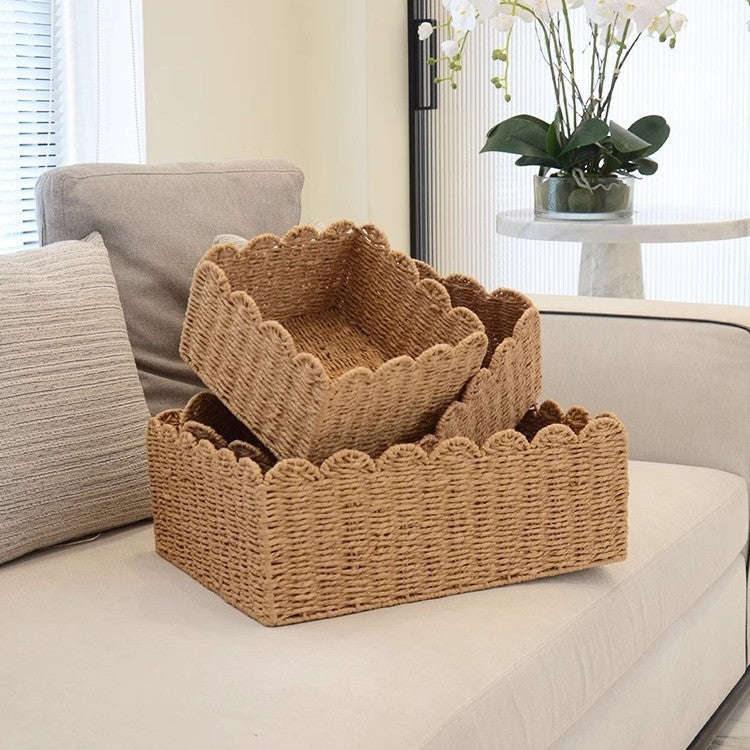 Decorative Storage Brown Beige | High & Bury